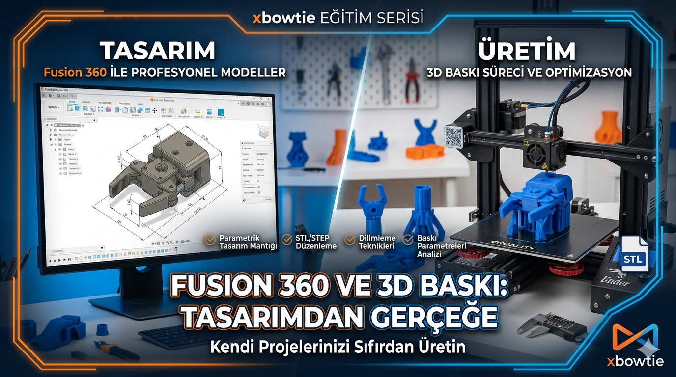 Fusion 360 ve 3D Baskı: Tasarımdan Fiziksel &Uuml;r&uuml;ne